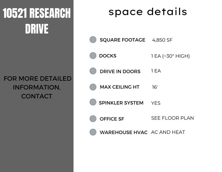 More Photos Of 10521 Research Dr, Knoxville Research And Development For Lease