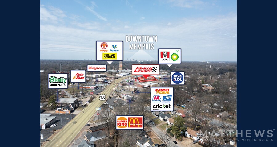 More Photos Of 1427 Airways Blvd, Memphis Freestanding For Lease