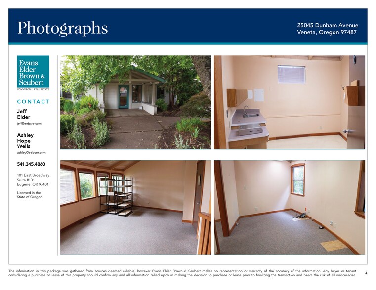 More Photos Of 25045 Dunham Ave, Veneta Medical For Lease