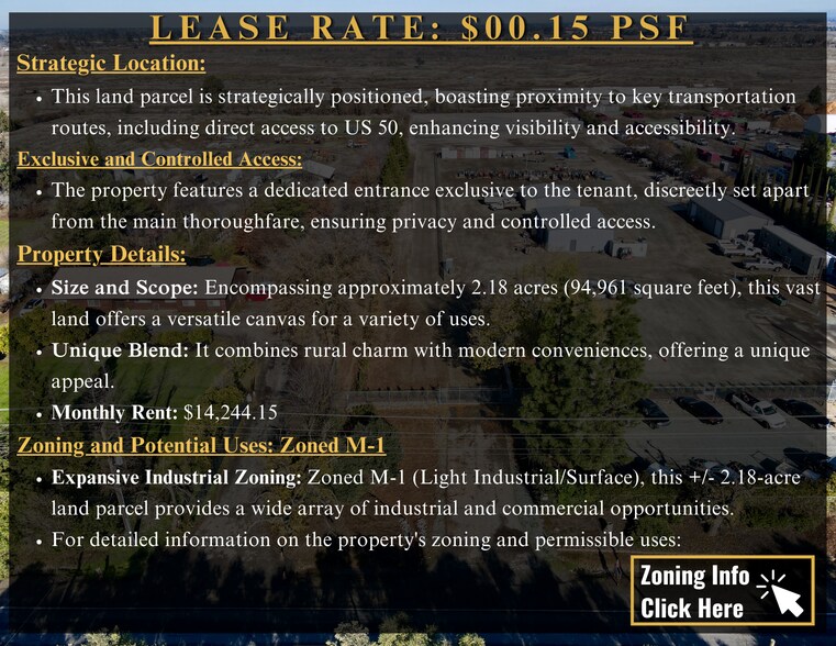 More Photos Of 9351 Elder Creek Rd, Sacramento Land For Lease