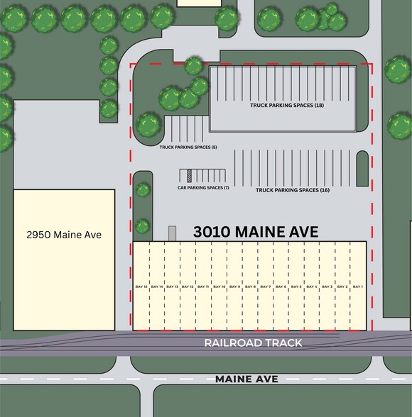 More Photos Of 3010 Maine Ave, Lakeland Manufacturing For Lease