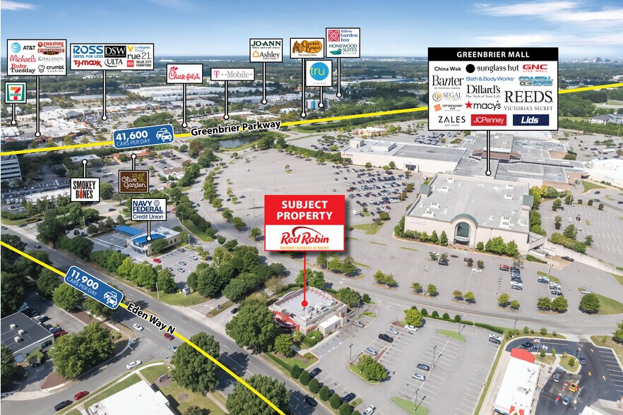 More Photos Of 1024 N Eden Way, Chesapeake Restaurant For Sale