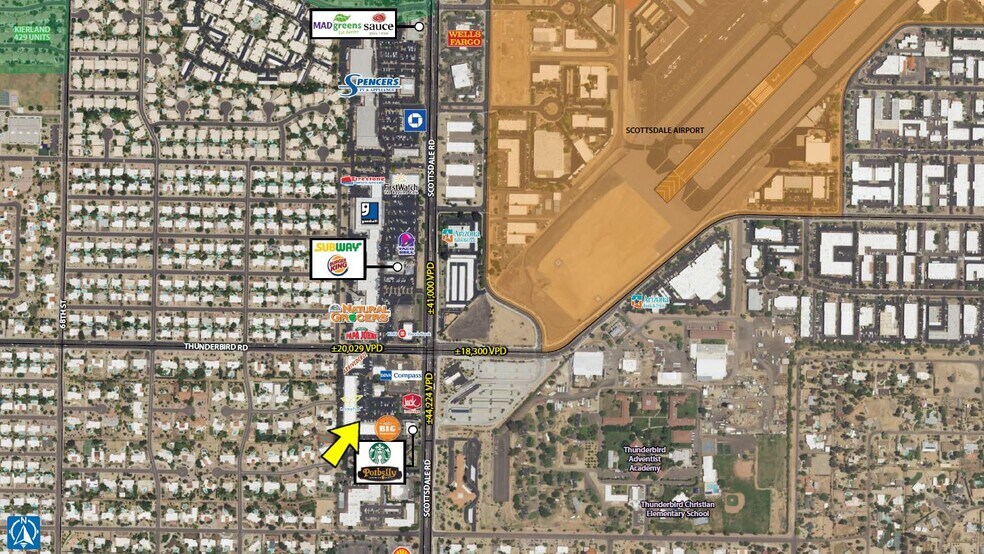 More Photos Of 7101 E Thunderbird Rd, Scottsdale General Retail For Lease