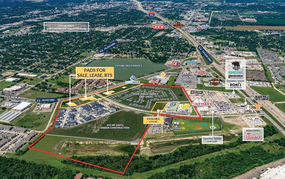 More Photos Of NWQ of I-35 S. and W. Loop 340/Highway 6, Waco Land For Sale