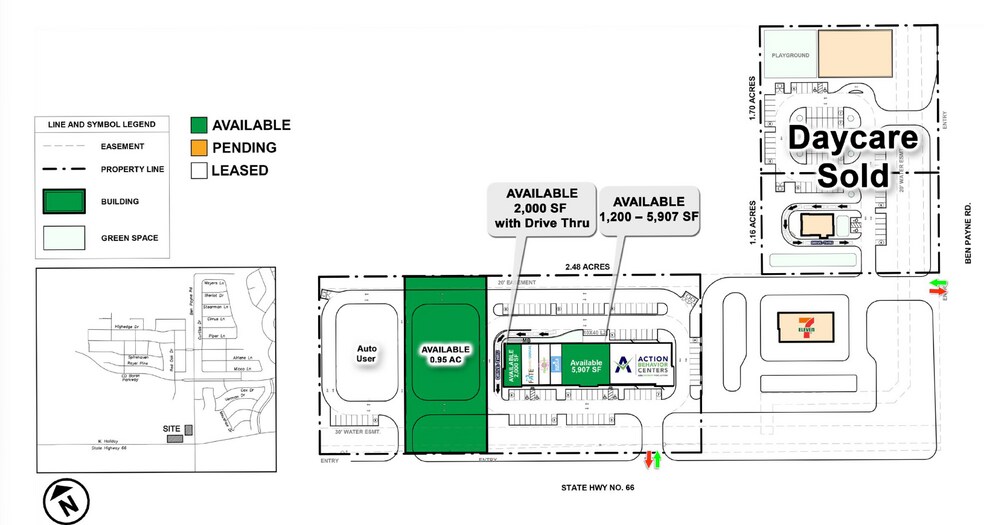More Photos Of NWQ OF HWY 66 & BEN PAYNE ROAD, Fate General Retail For Lease