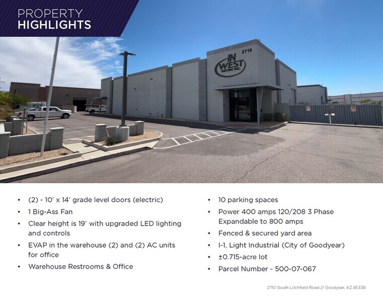 More Photos Of 2710 S Litchfield Rd, Goodyear Warehouse For Sale