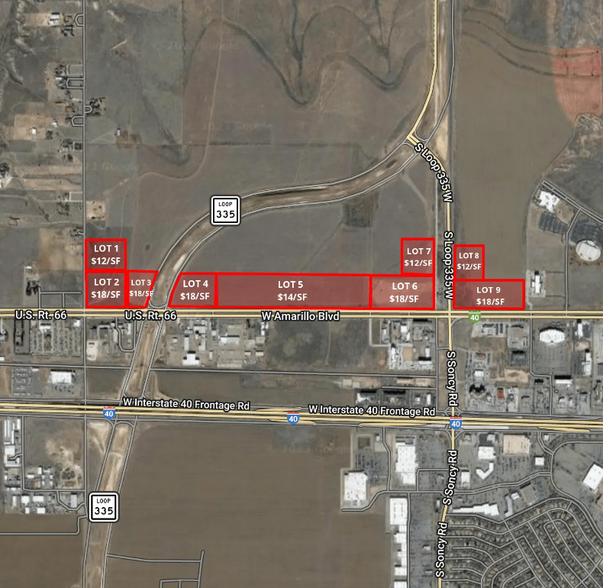 Primary Photo Of W Amarillo Blvd @ Helium & Soncy, Amarillo Land For Sale