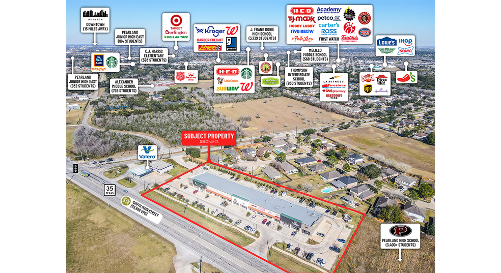 More Photos Of 3525 S Main St, Pearland Storefront For Sale
