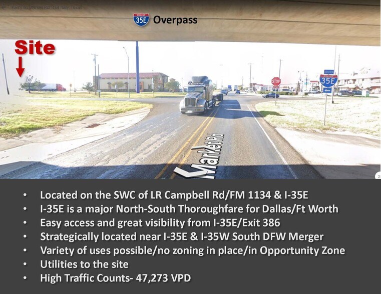 More Photos Of 154 Interstate 35E, Italy Land For Sale