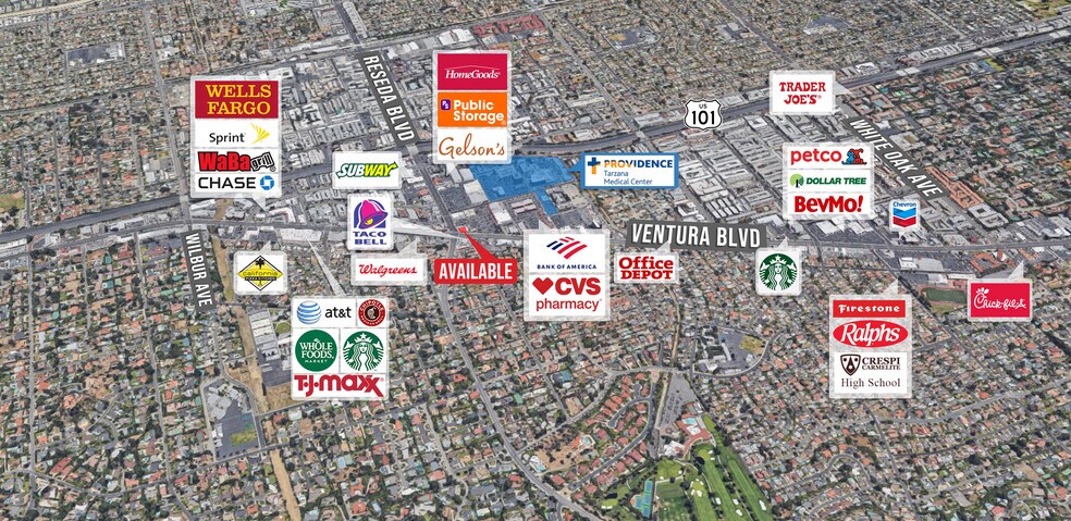 More Photos Of 18471-18477 Ventura Blvd, Tarzana Freestanding For Lease