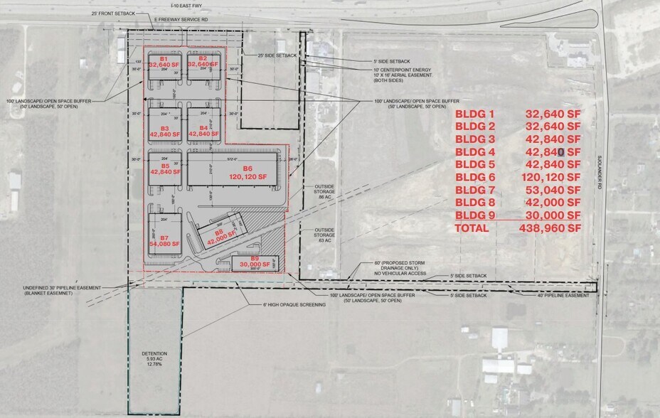 More Photos Of I-10 East & Sjolander Rd, Baytown Distribution For Sale