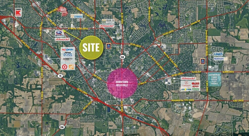 More Photos Of 4513-4519 W Main St, Belleville Unknown For Lease