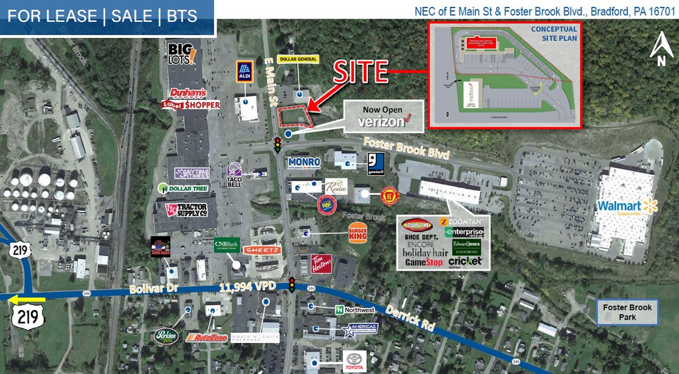 More Photos Of E Main St & Foster Brook Bl, Bradford Land For Sale