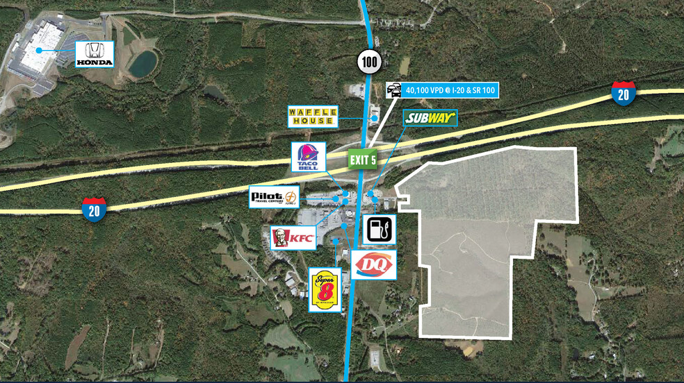 Primary Photo Of Interstate 20 & 100 sr sr, Tallapoosa Land For Sale