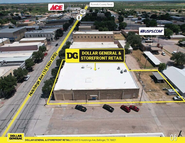 More Photos Of 813-815 Hutchins Ave, Ballinger General Retail For Sale