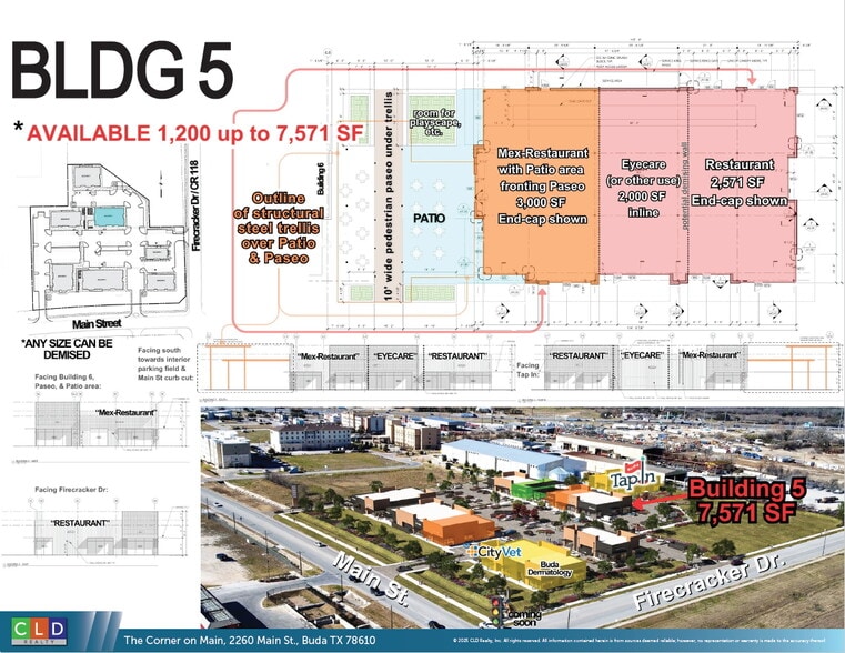 More Photos Of The Corner on Main, Buda Restaurant For Lease