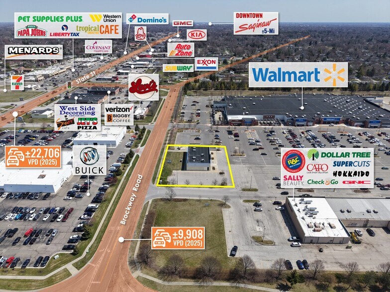 More Photos Of 5901 Brockway Rd, Saginaw Freestanding For Sale