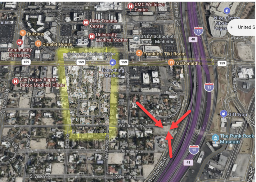 Primary Photo Of Charleston @ I-15, Las Vegas Land For Sale