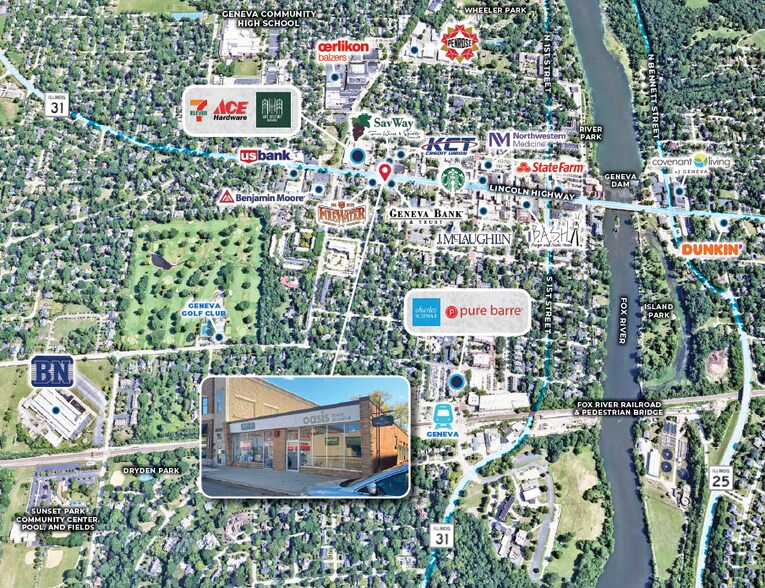 More Photos Of 516-522 W State St, Geneva Storefront For Sale