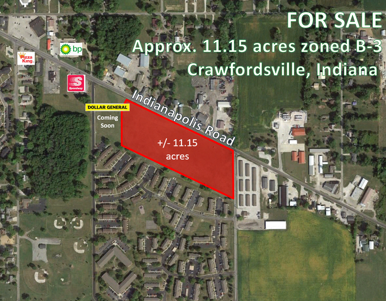 Primary Photo Of 1901 Indianapolis Rd, Crawfordsville Land For Sale