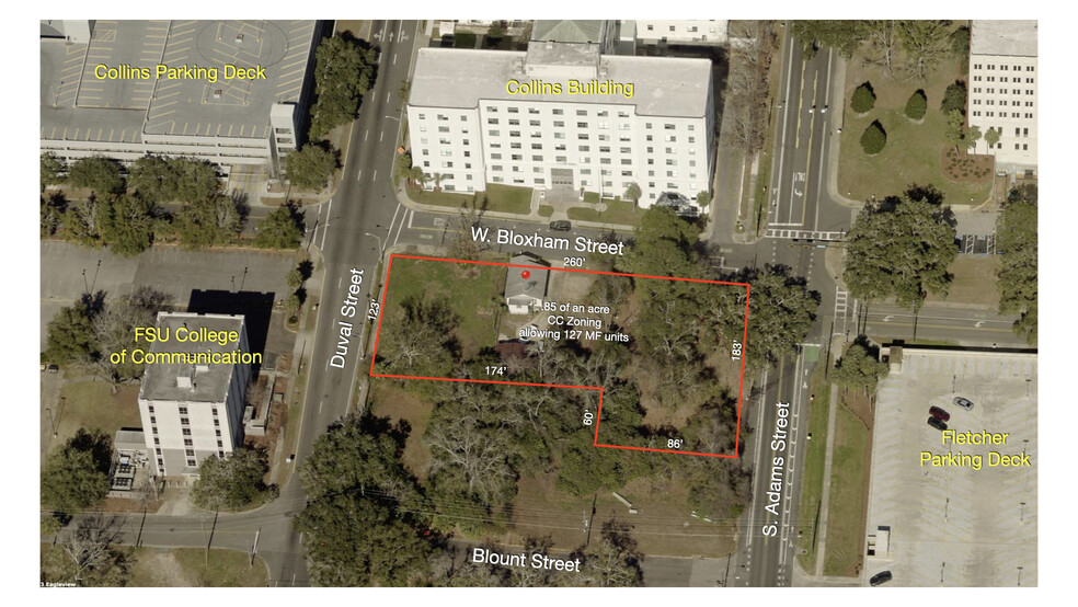 Primary Photo Of 111 W Bloxham St, Tallahassee Land For Sale