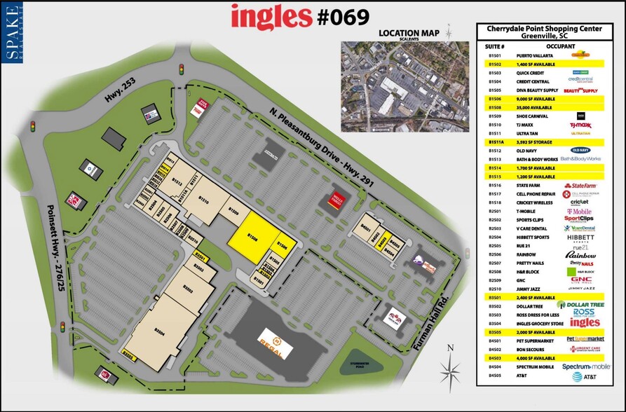 More Photos Of 1494-1530 Poinsett Hwy, Greenville Unknown For Lease