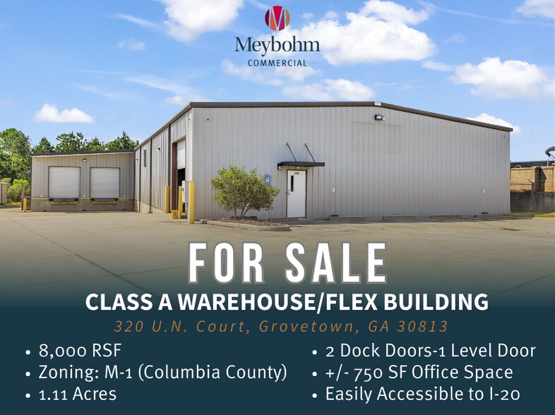 Primary Photo Of 320 Un Ct, Grovetown Warehouse For Sale