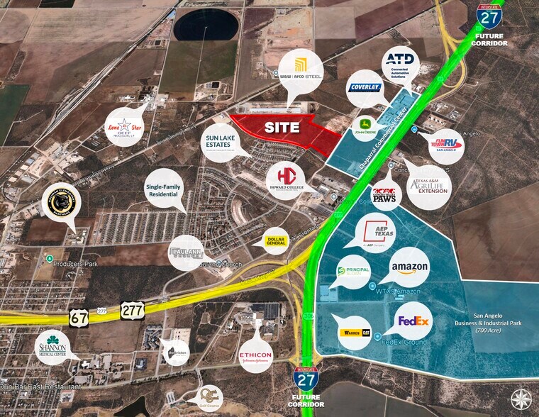 Primary Photo Of Paulann Blvd @ Smith St, San Angelo Land For Sale