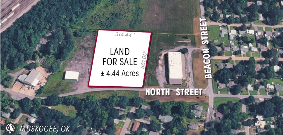 Primary Photo Of North St. & Beacon St., Muskogee Land For Sale