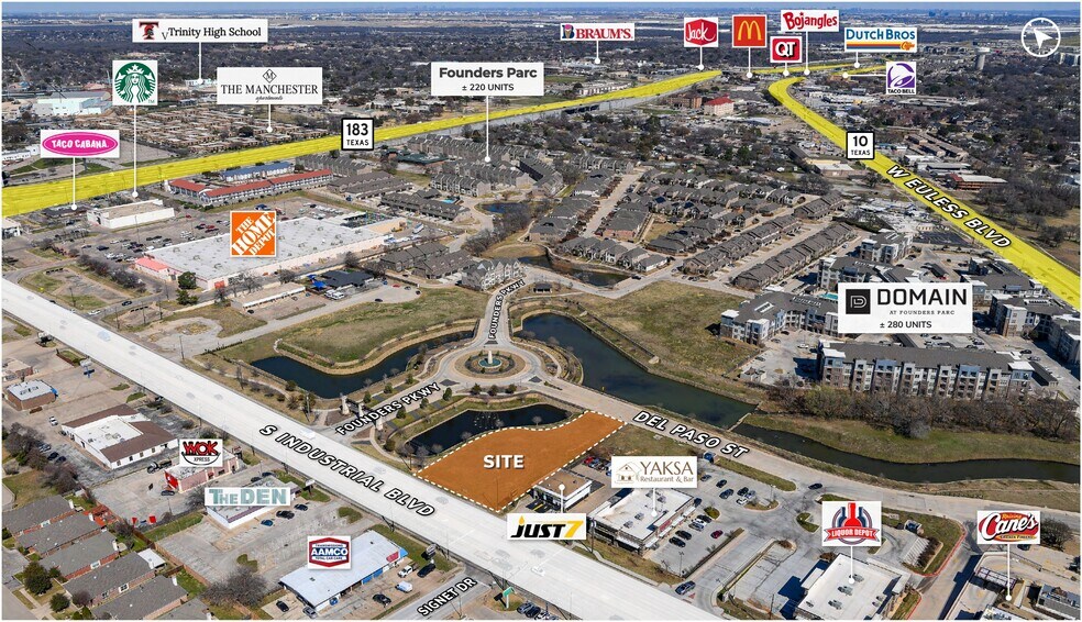 More Photos Of 351 S Industrial Blvd, Euless Land For Sale