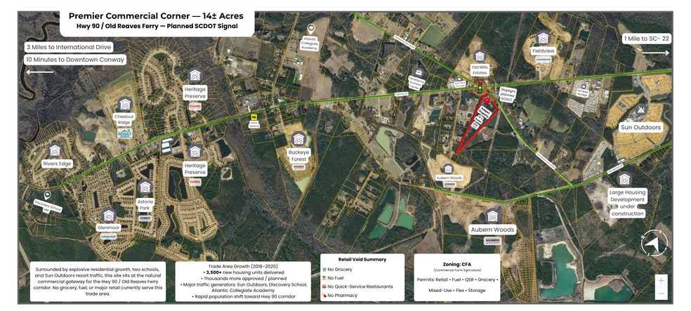 More Photos Of 8426 Old Reaves Ferry Rd, Conway Land For Sale