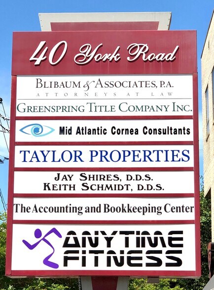 More Photos Of 40 York Rd, Towson Medical For Lease