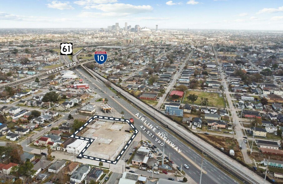 More Photos Of 9301 Airline Hwy, New Orleans Land For Sale