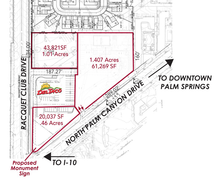 Primary Photo Of Palm Canyon Dr & Racquet Club Dr, Palm Springs Land For Sale