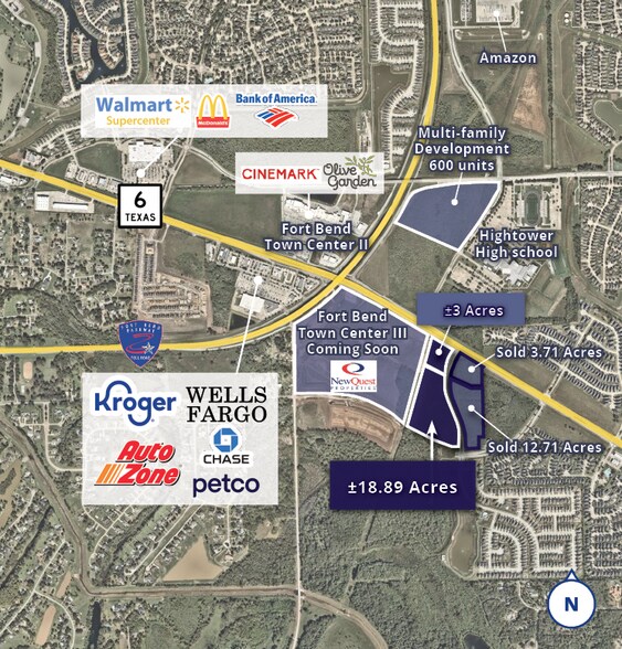 More Photos Of 0 Highway 6, Missouri City Land For Sale