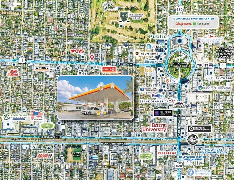 More Photos Of 815 N Federal Hwy, Hollywood Service Station For Sale