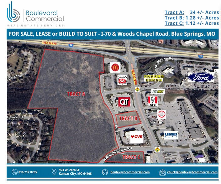 Primary Photo Of 1205 NW Woods Chapel rd, Blue Springs Land For Sale