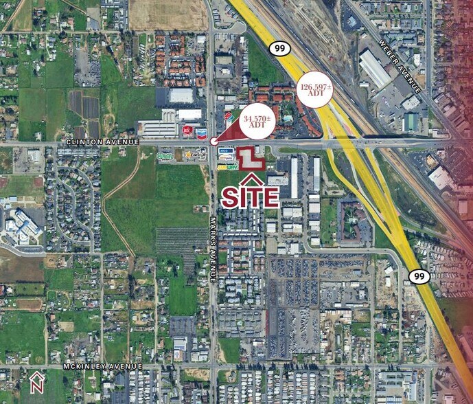 More Photos Of 2741, 2755-2827 W Clinton Ave, Fresno General Retail For Lease