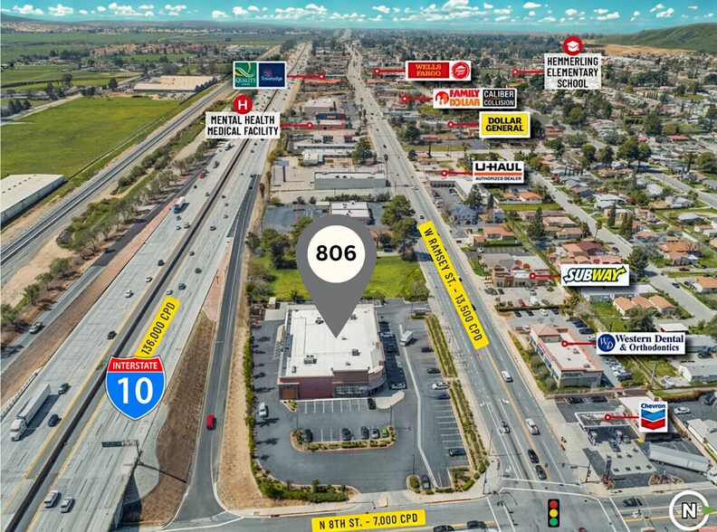 More Photos Of 806 W Ramsey St, Banning Storefront For Lease