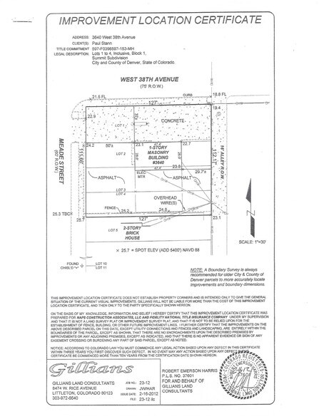 More Photos Of 3690 W 38th Ave, Denver Land For Sale