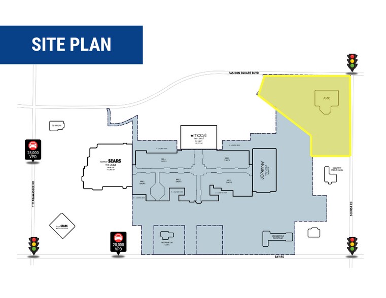 More Photos Of 4511 Fashion Square Blvd, Saginaw Land For Lease