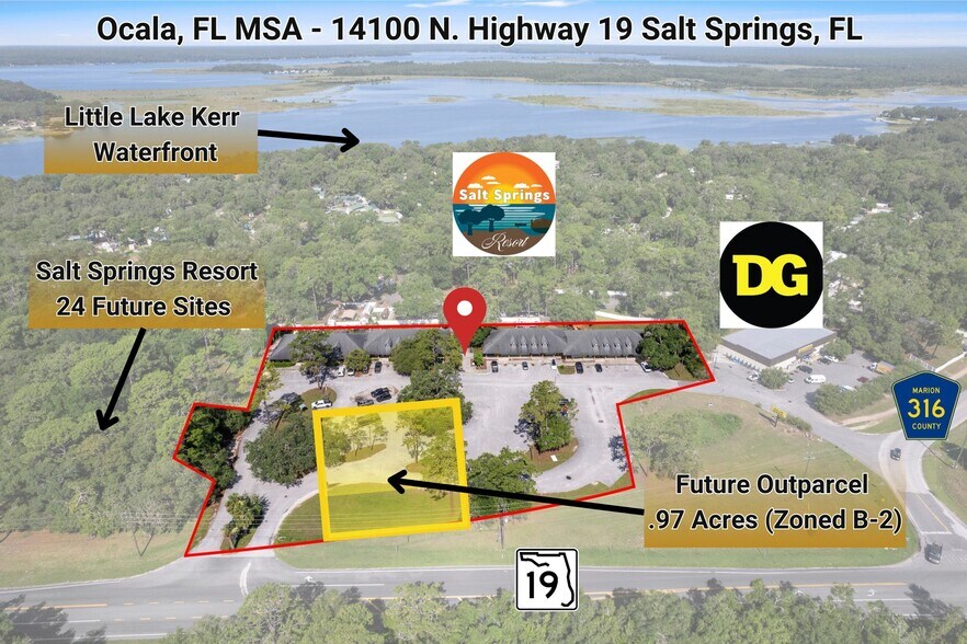 More Photos Of 14100 N Highway 19, Salt Springs Storefront Retail Office For Lease