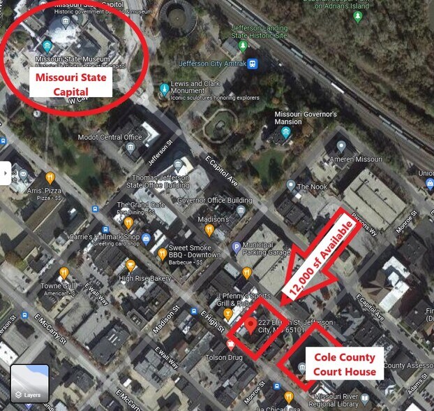 More Photos Of 227 E High St, Jefferson City Storefront Retail Office For Sale