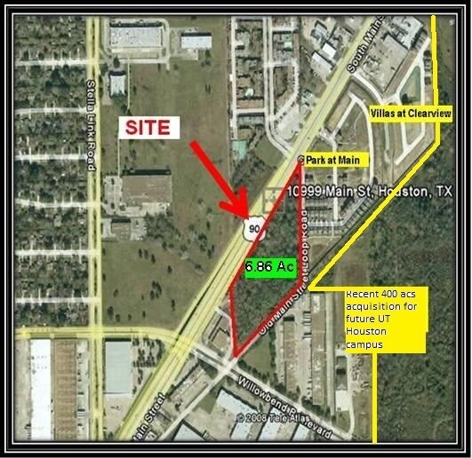More Photos Of 10999 S Main St, Houston Land For Lease
