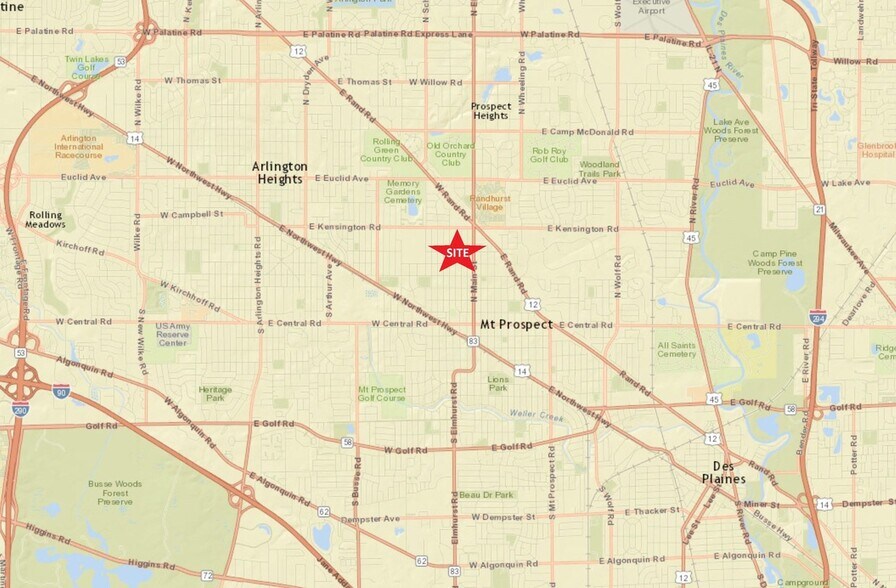 More Photos Of 299-303 E Rand Rd, Mount Prospect Storefront Retail Office For Lease