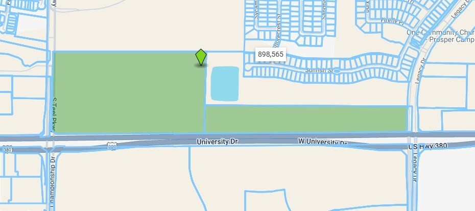 More Photos Of US 380 @ Legacy, Prosper Land For Sale