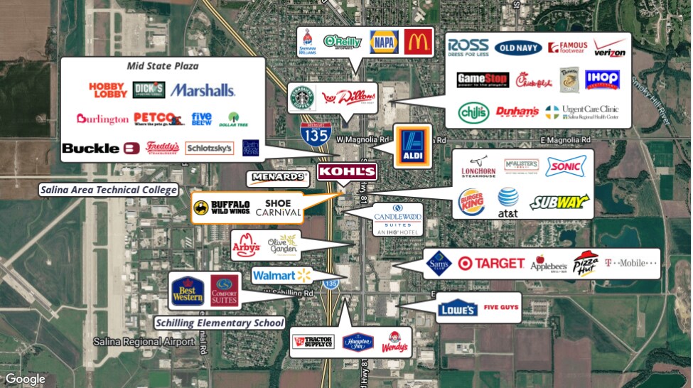 More Photos Of 2584 S 9th St, Salina Storefront For Sale