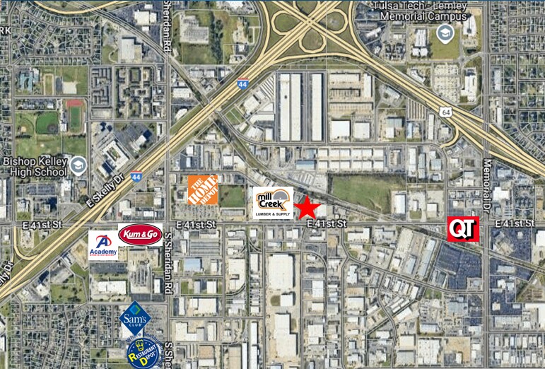 More Photos Of 7203 E 41st St, Tulsa Land For Lease