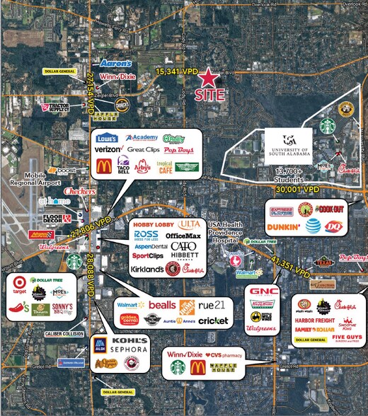 More Photos Of Zeigler Blvd, Mobile Land For Sale