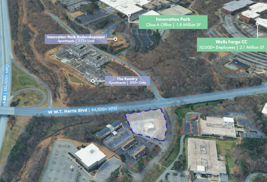 More Photos Of 8620 Research Dr, Charlotte Land For Lease
